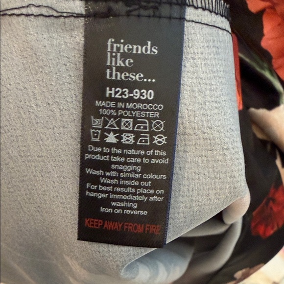 Friends Like These - Elegant Black Floral Midi Dress - Picture 4 of 10